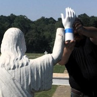 Repairing the Hand of a Statue