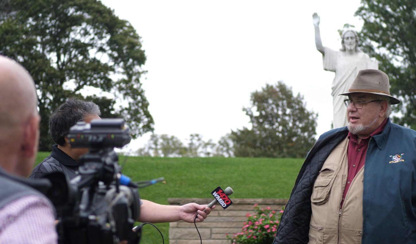 WMBD Interview at Springdale Cemetery